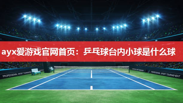 ayx爱游戏官网首页：乒乓球台内小球是什么球